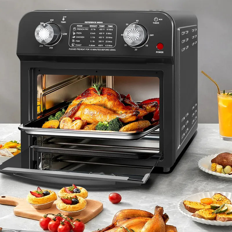 12.5 Qt Air Fryer With Dual Knob Control