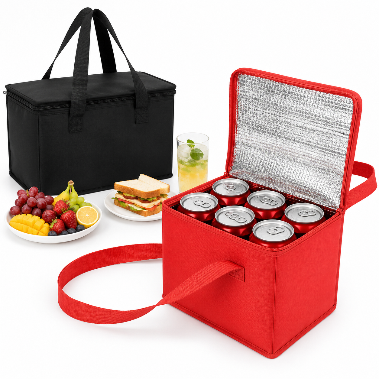 Portable Insulated Lunch Cooler Bag