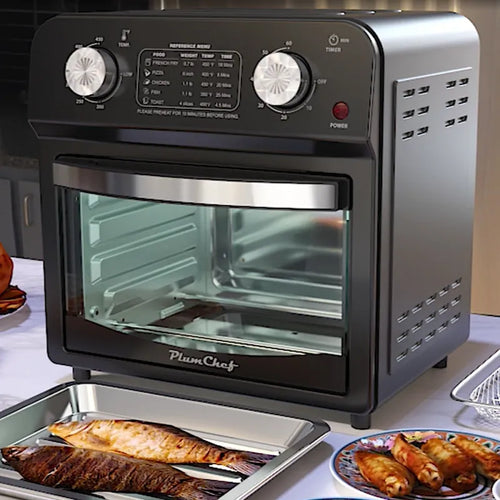 12.5 Qt Air Fryer With Dual Knob Control