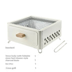 Square Outdoor Charcoal BBQ Grill