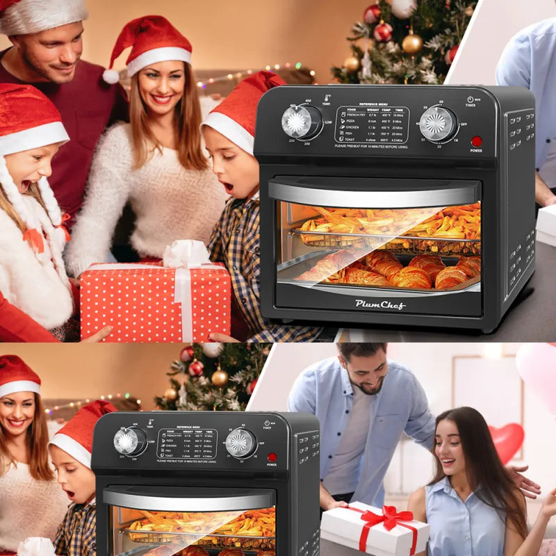 12.5 Qt Air Fryer With Dual Knob Control