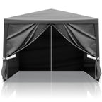 10x10ft Black Outdoor Pergola Tent